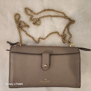 Kate Spade Gray Jackson Small Tab Crossbody Bag